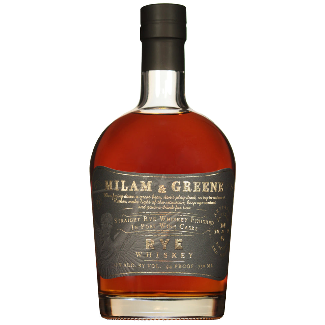 Milam &amp; Greene Port Finish Rye Whiskey