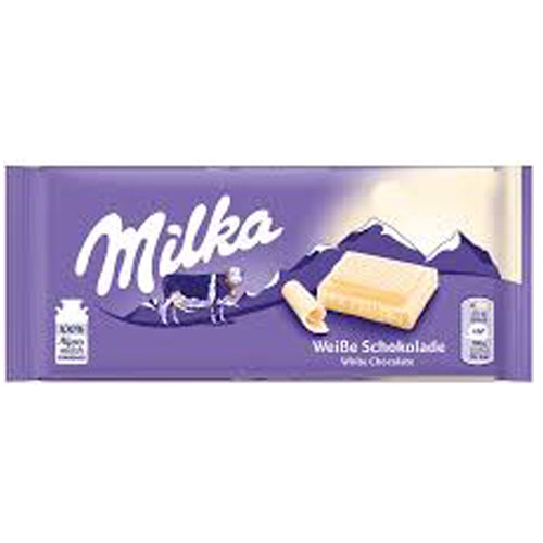 Milka Weibe Schoklade White Chocolate