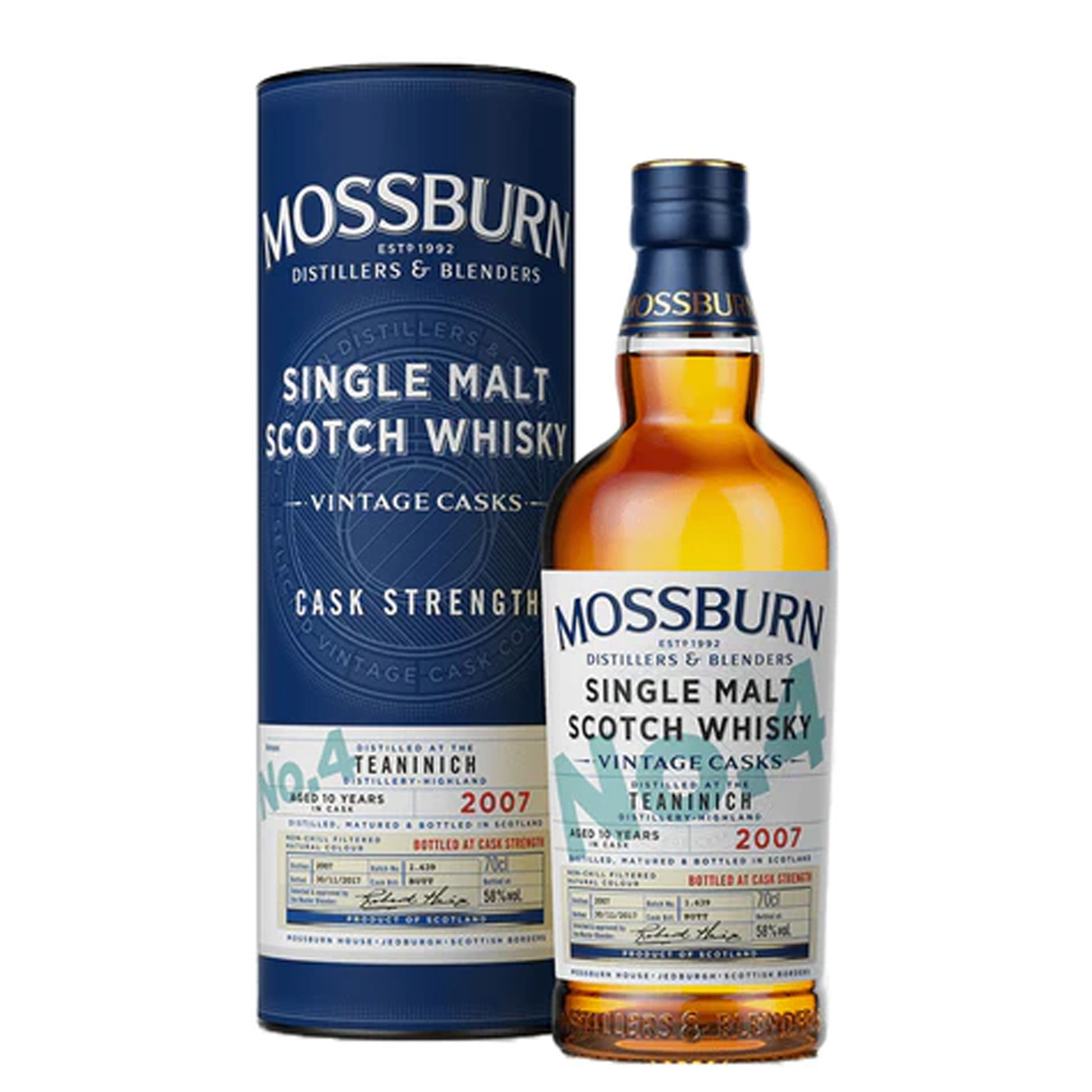 Mossburn Teaninich Distillery 2007 Blended Malt Scotch Whisky
