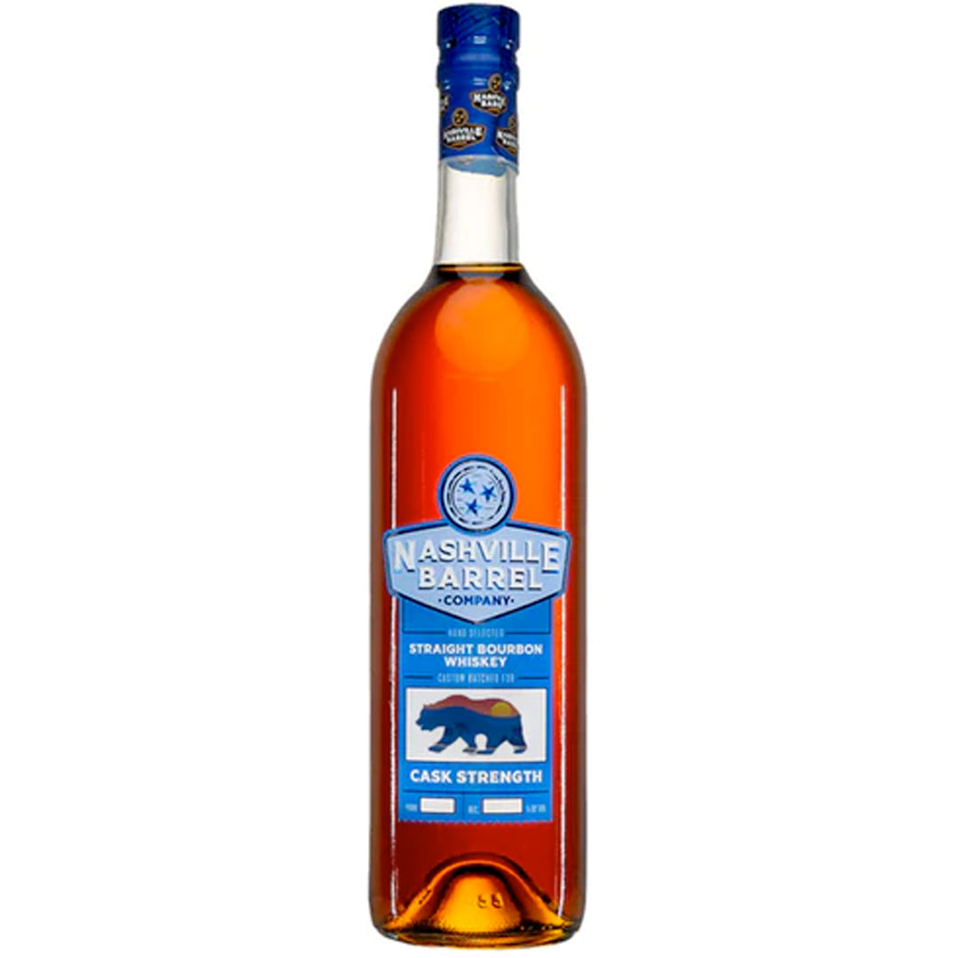 Nashville Barrel Company Cask Strength Bourbon Whiskey California Exclusive