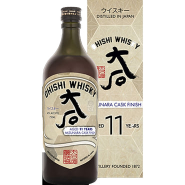 Ohishi 11 Year Old Mizunara Cask Finish Japanese Whisky