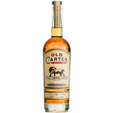 Old Carter Straight Rye Whiskey