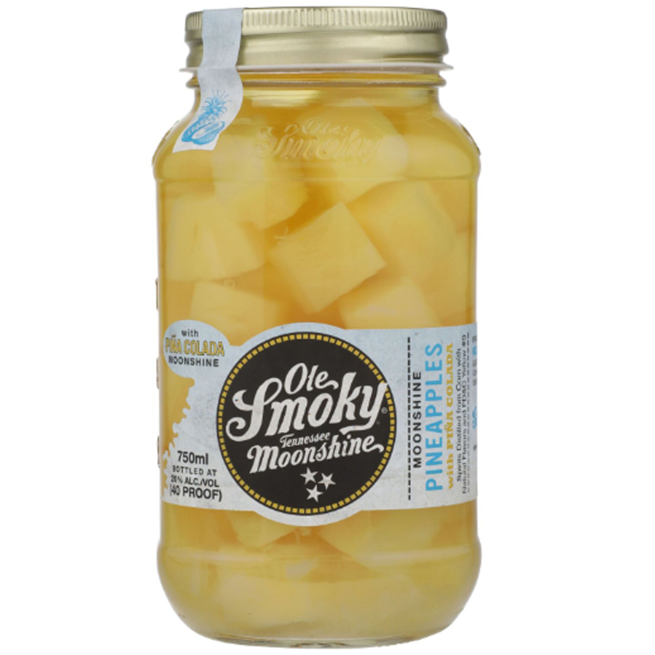 Ole Smoky Pineapples With Pina Colada Moonshine