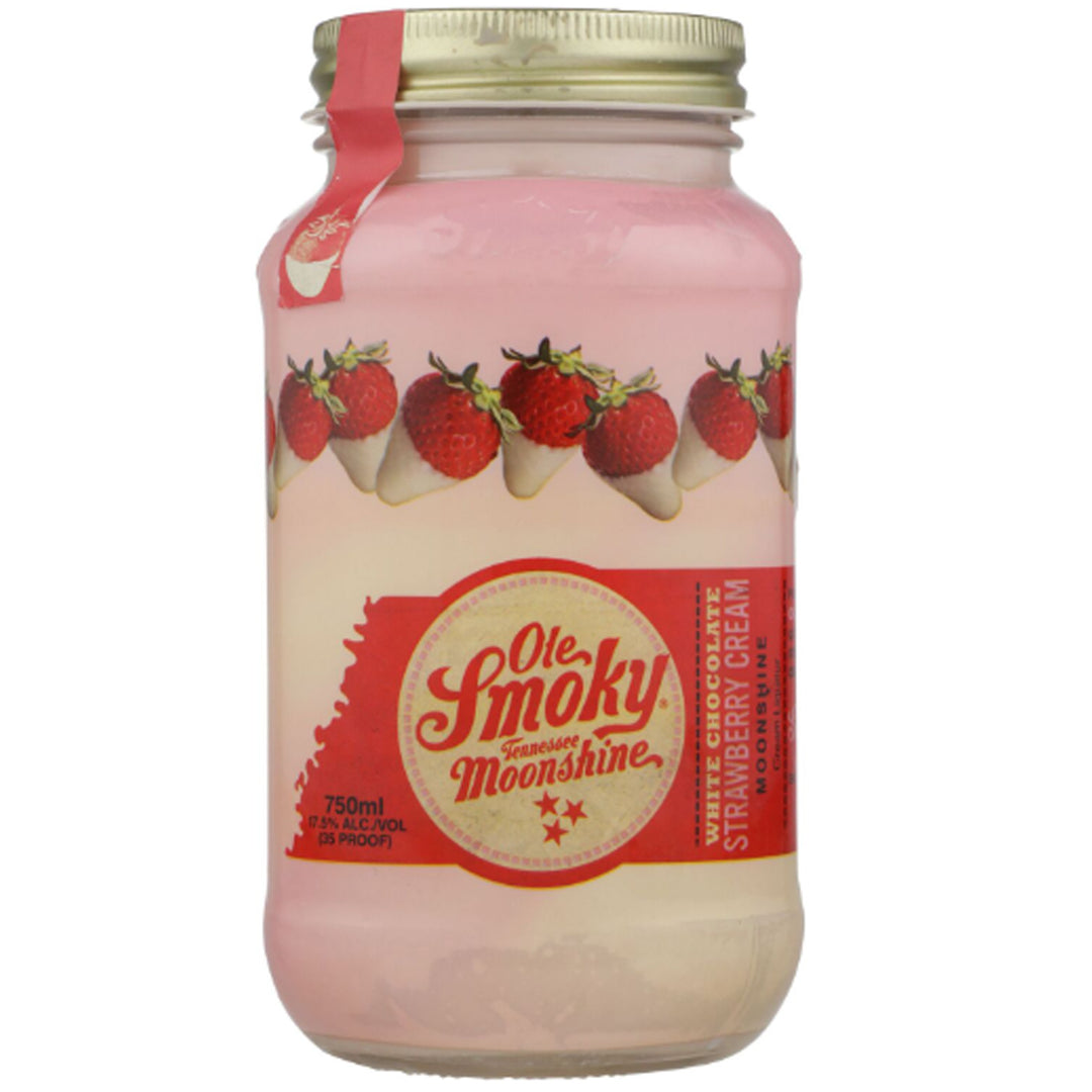 Ole Smoky White Chocolate Strawberry Cream Moonshine