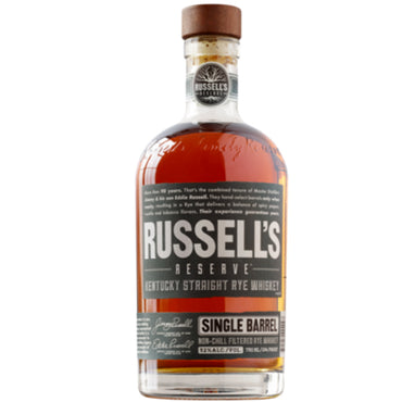 RUSSELL'S RESERVE STRAIGHT RYE WHISKEY SINGLE BARREL