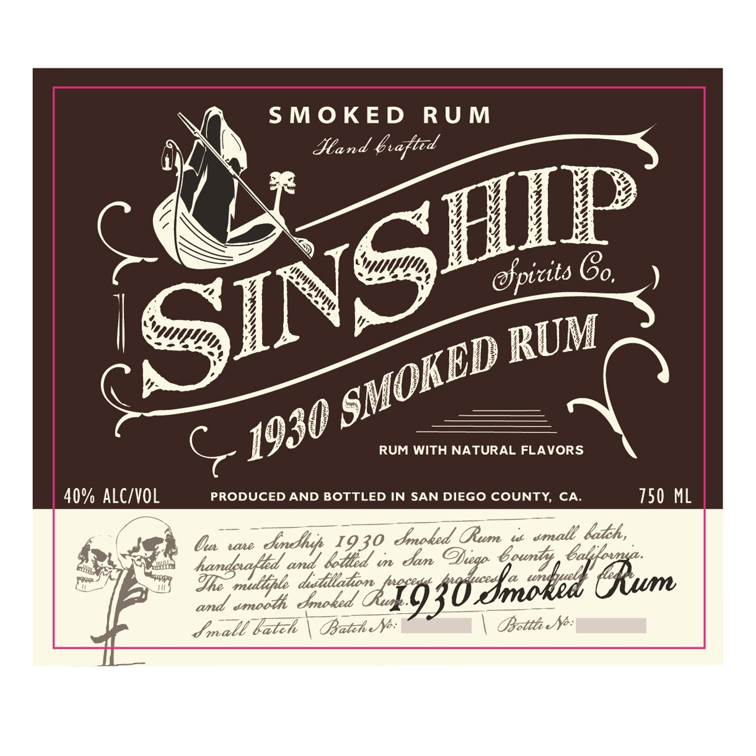 Sinship 1930 Smoked Rum