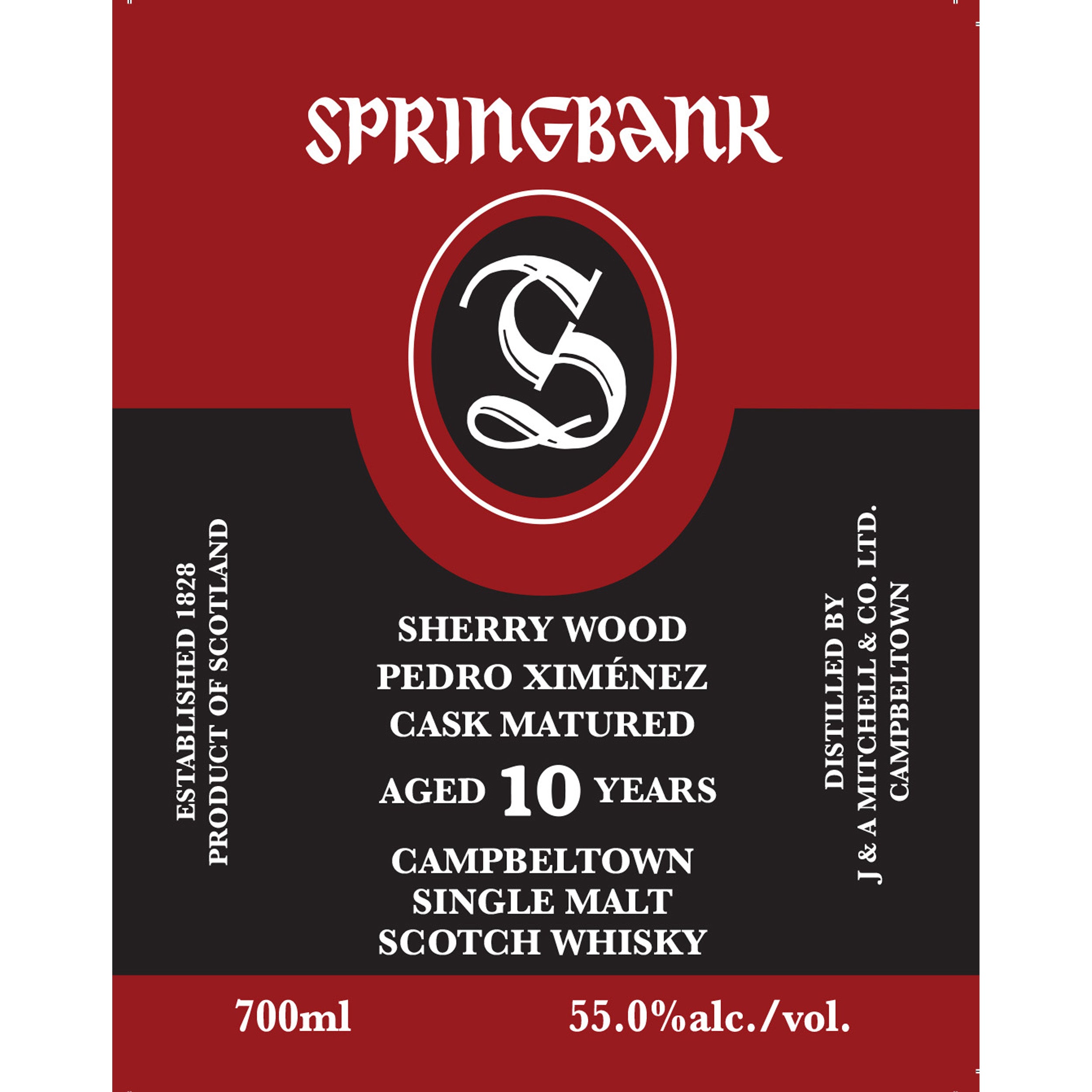 Springbank 10 Year Sherry Cask Scotch Whisky