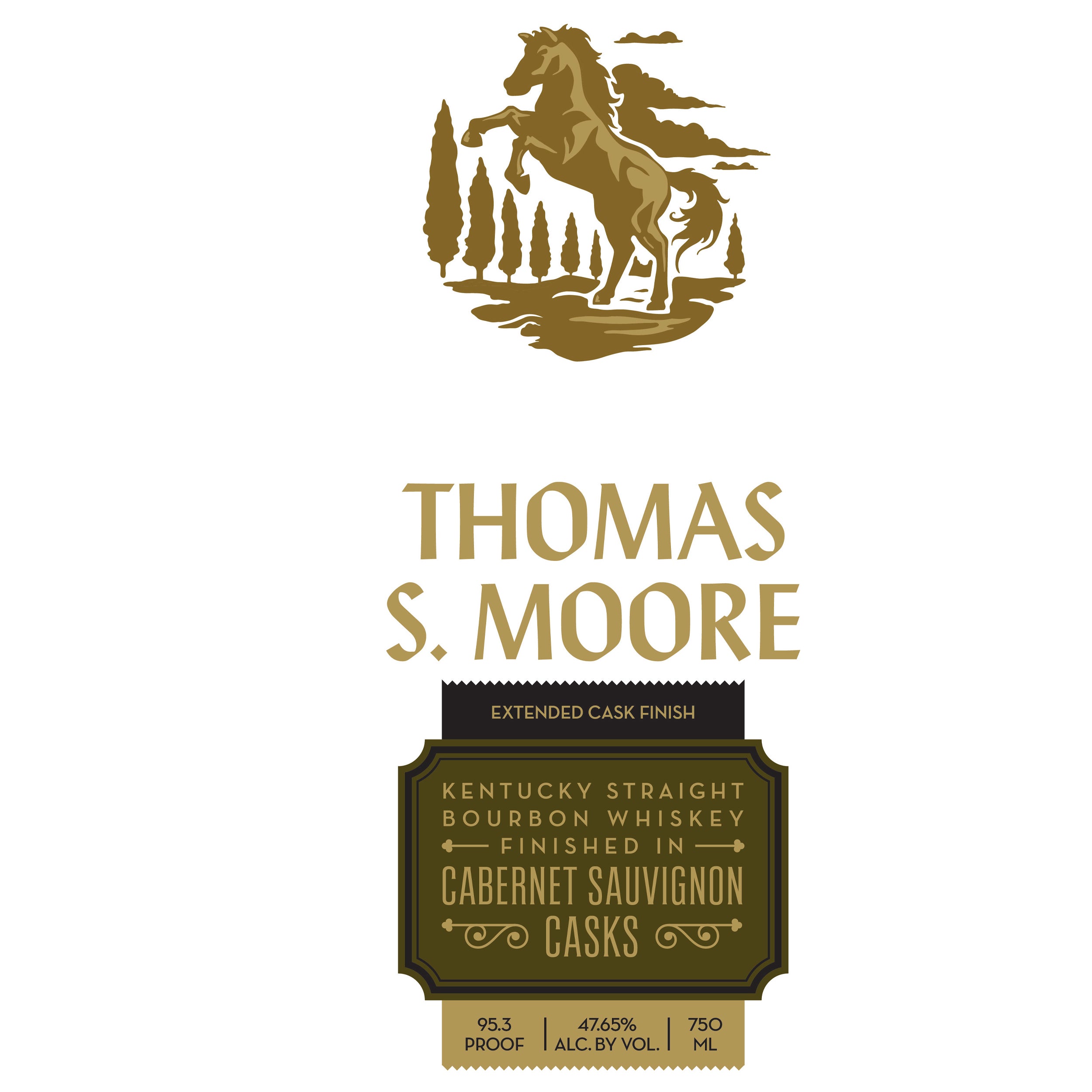 Thomas S. Moore Cabernet Finish Bourbon Whiskey