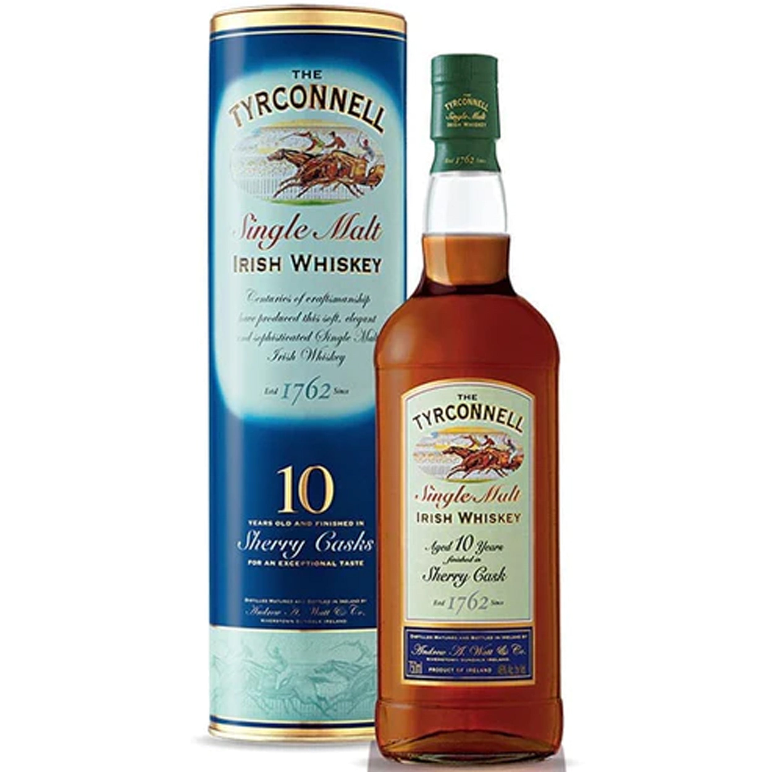 The Tyrconnell 10 Year Old Sherry Cask Finish Irish Whiskey