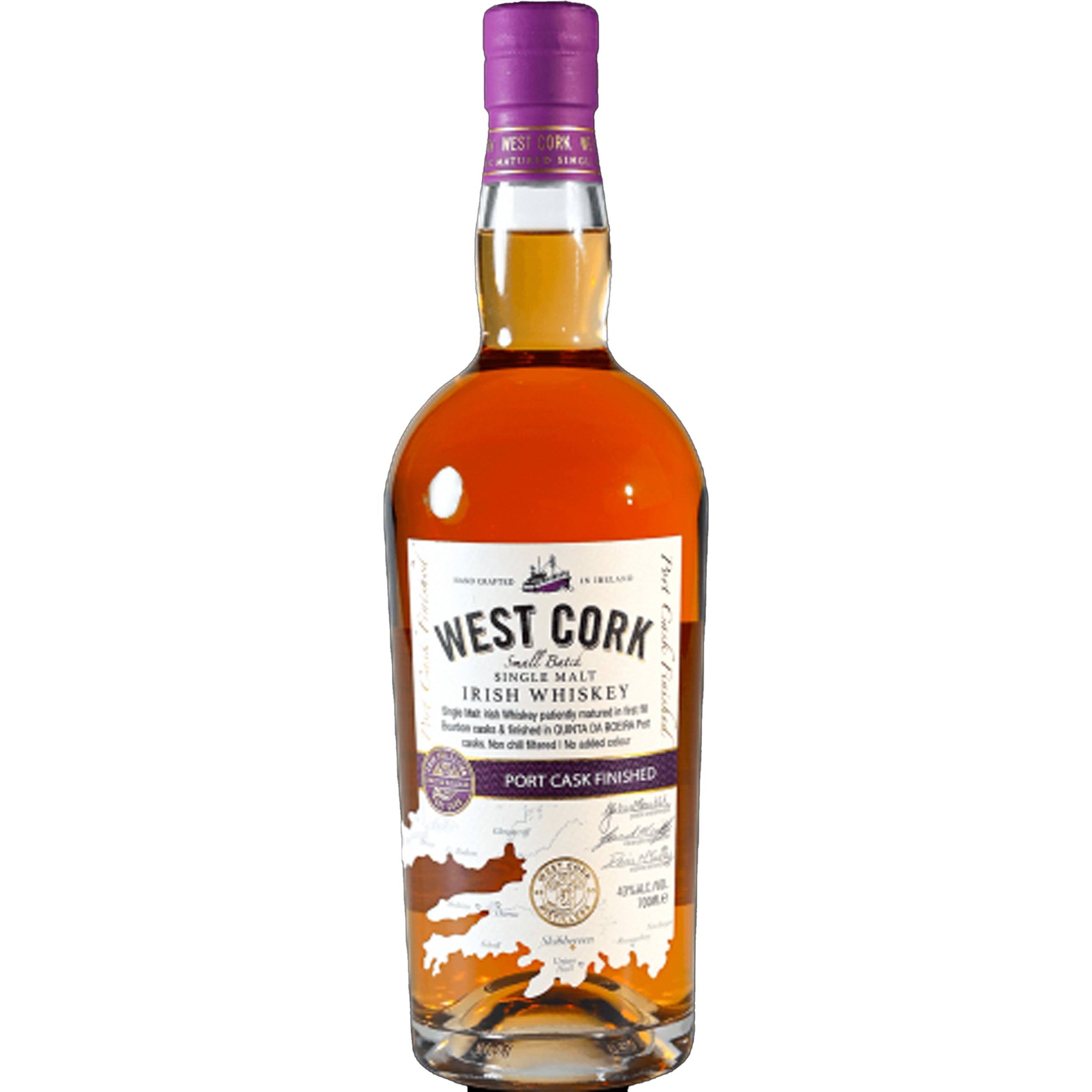 West Cork Port Cask 12 Year Old Irish Whiskey
