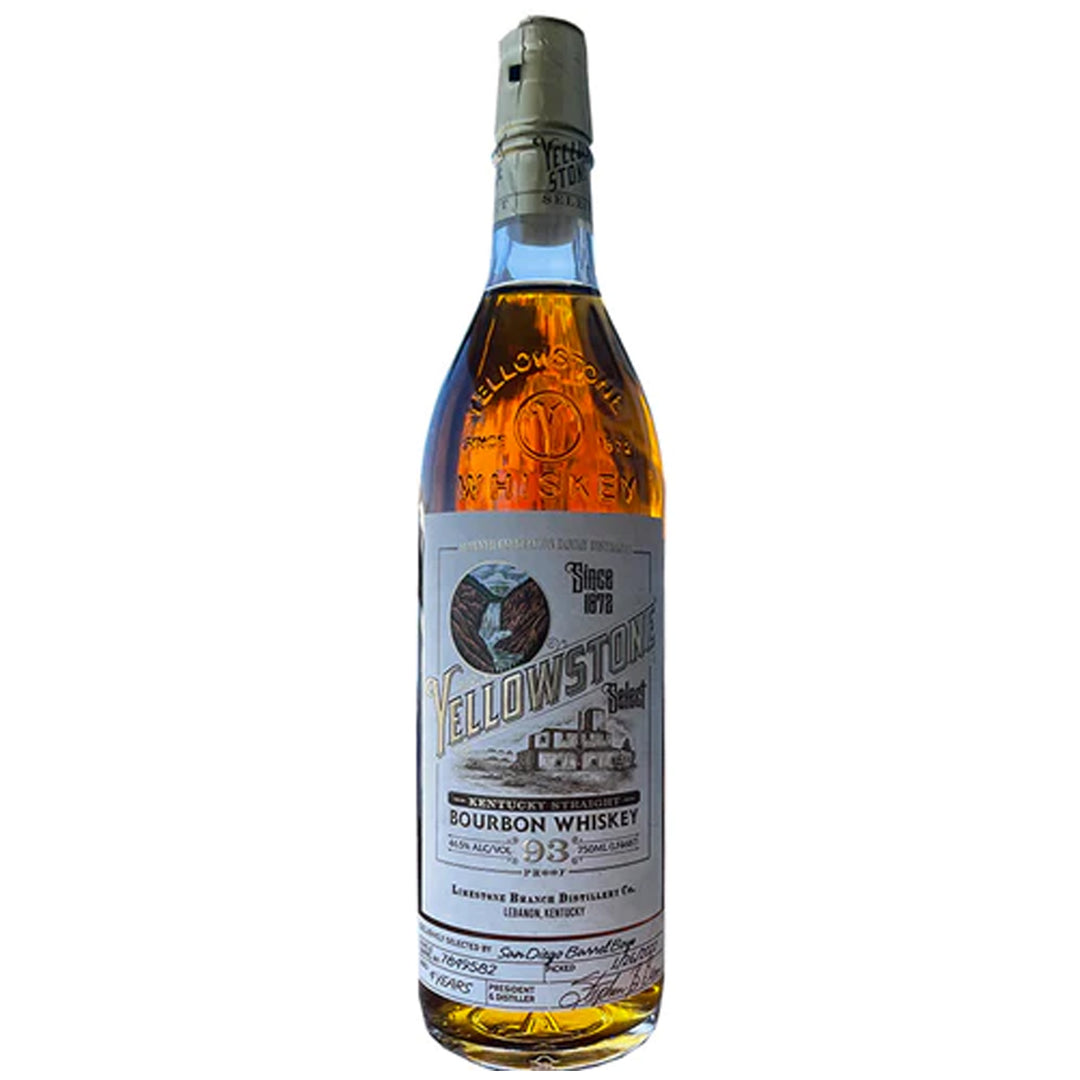 Yellowstone Select Single Barrel Bourbon Whiskey Hand Selected by The SDBB