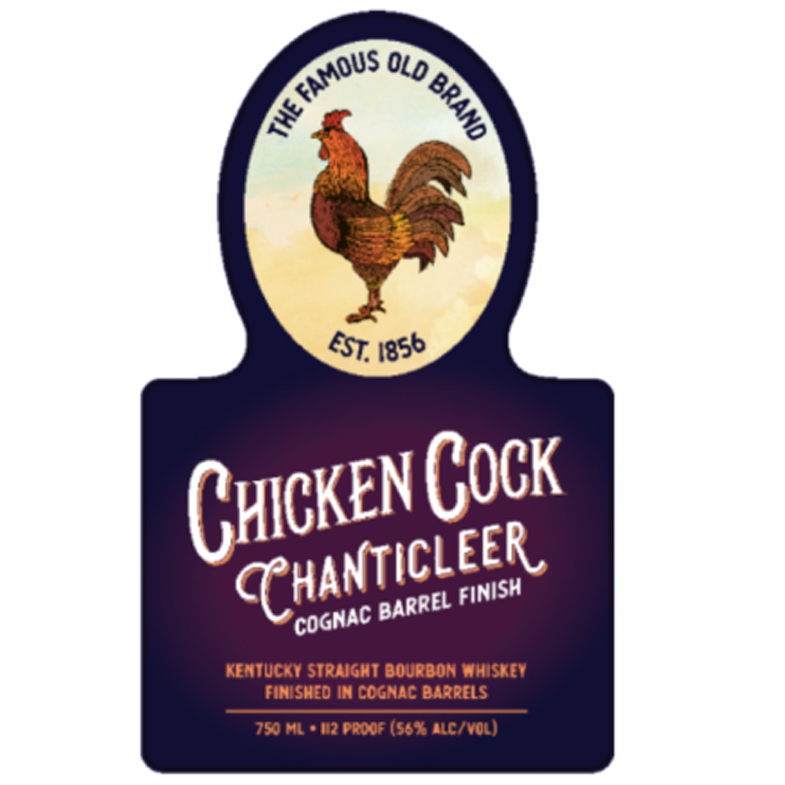 Chicken Cock Chanticleer Cognac Finished Bourbon Whiskey